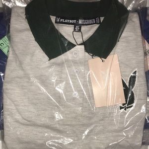 PLAYBOY VARSITY POLO BODYSUIT